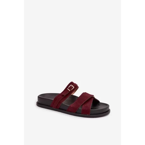  Dámské pantofle BOTO SELORINA 41592 BURGUNDY 