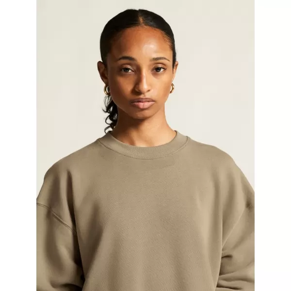  Dámská těžká mikina CRAFT Corp. Frequent Sweatshirt W ŠEDOBÉŽOVÁ 