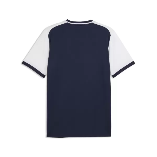  Pánské funkční triko PUMA TEAMLIGA26 MATCHDAY JERSEY 706544_06 PUMA NAVY/PUMA WHITE 