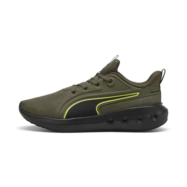  Boty PUMA SOFTRIDE CARSON 310154_22 LODEN GREEN/BLACK/LUX LIME 