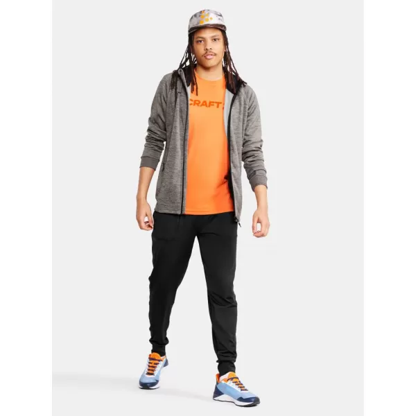  Pánská bunda s kapucí CRAFT Corp. ADV Unify Hoodie Jacket M TMAVĚ ŠEDÝ MELÍR 