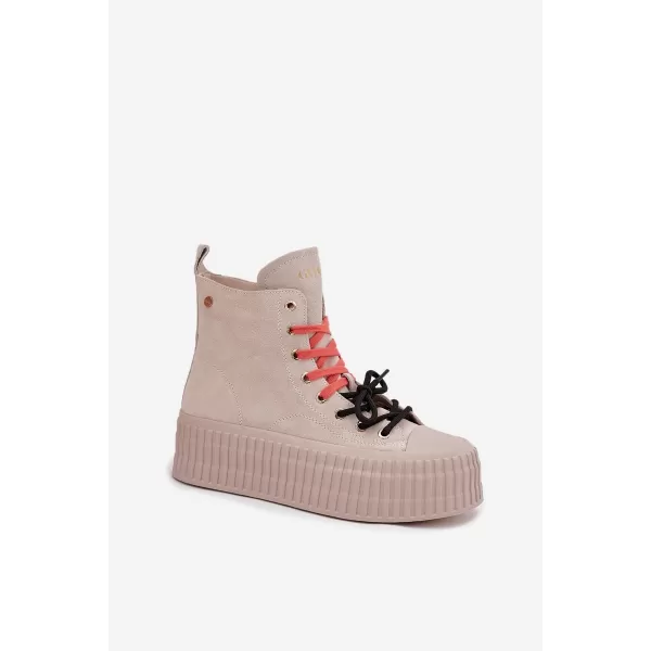  Dámské boty GOE SS2N4047 BEIGE 