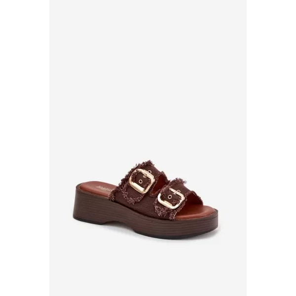  Dámské pantofle BOTO RENELISSE 41325 BROWN 