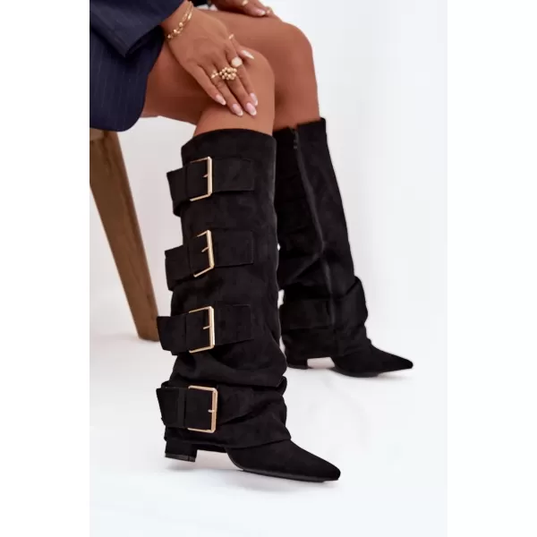  Dámské kozačky BOTO ISAVELLE 39162 BLACK 