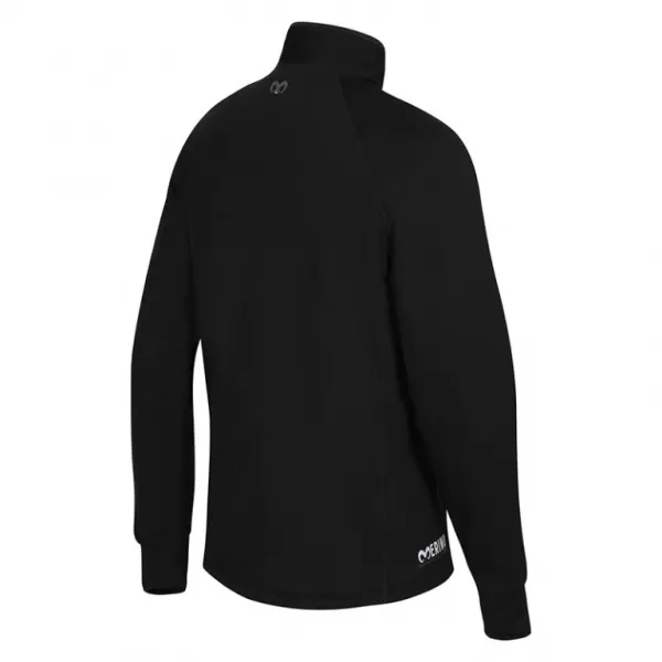  Pánská mikina PROGRESS TOREZ ZIP MERINO ČERNÁ 
