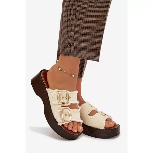  Dámské pantofle BOTO RENELISSE 41325 BEIGE 