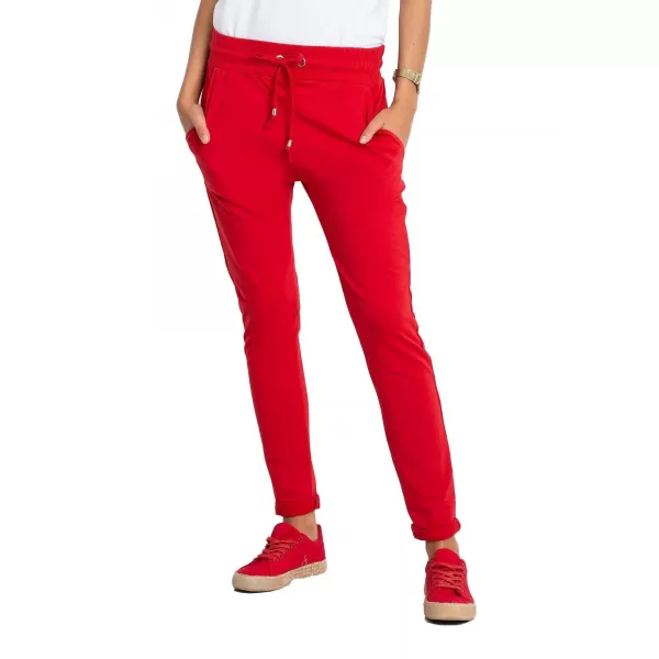  Dámské tepláky BASIC FEEL GOOD RV-DR-3698.07X RED 