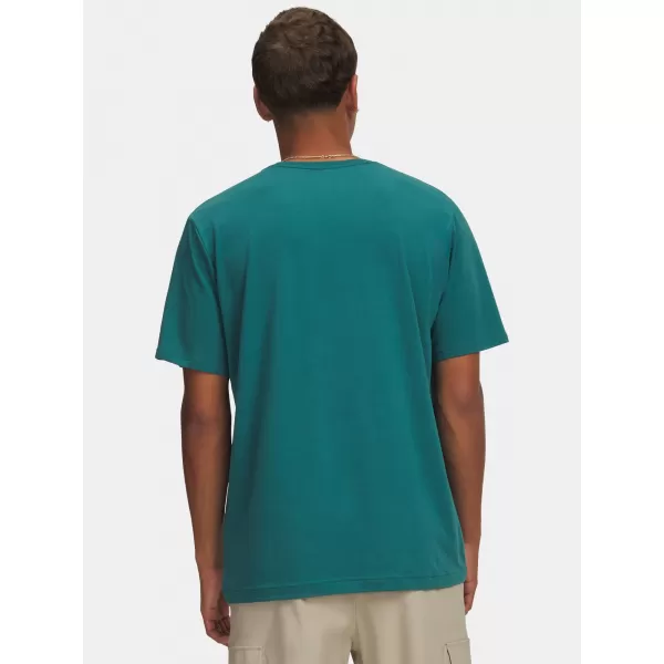  Pánské triko UNDER ARMOUR M 60/40S ARMOR GLOBE SS 6009261-338 ZELENÁ 