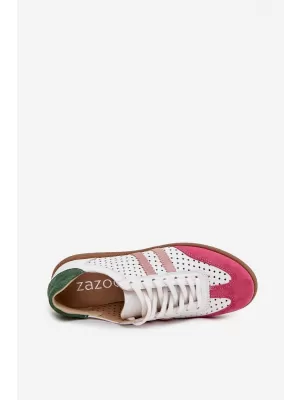 Dámské tenisky ZAZOO N1318 PINK/WHITE/GREEN