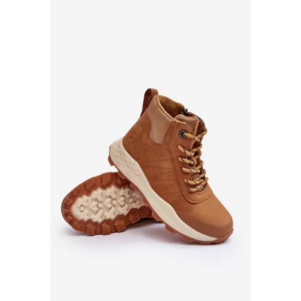  Dětské zimní boty BIG STAR MM374202 CAMEL 