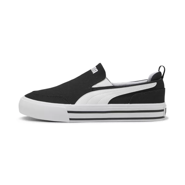  Boty PUMA COURT CLASSIC VULC SLIPON 400216_02 PUMA BLACK/PUMA WHITE 