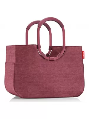Nákupní taška REISENTHEL LOOPSHOPPER L TWIST MAROON
