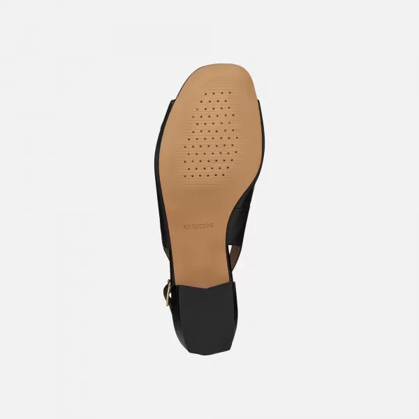  Dámské sandály GEOX NEW ERAKLIA 15 G012993 ČERNÁ 