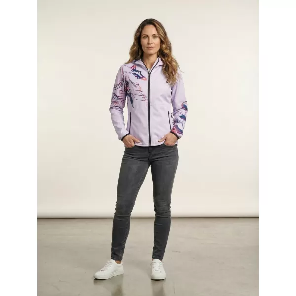  Dámská softshellová bunda premium ALTISPORT VOJ/ALW064JACK01 LILA 