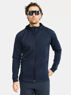 Pánská bunda s kapucí CRAFT Corp. ADV Unify Hoodie Jacket M NÁMOŘNÍ MODRÁ