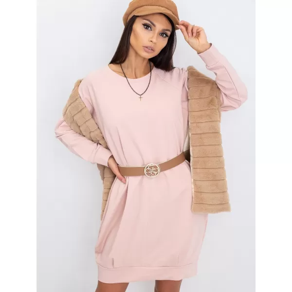  Dámské šaty BASIC FEEL GOOD RV-TU-5184.93P BRIGHT PINK 