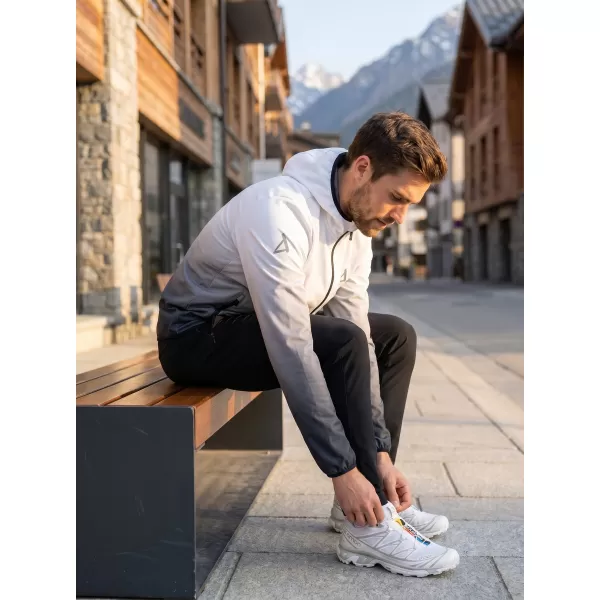  Pánská softshellová bunda premium ALTISPORT VOJ/ALM126JACK01 ČERNOBÍLÁ 