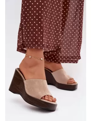 Dámské pantofle BOTO RAVELIA 41346 KHAKI
