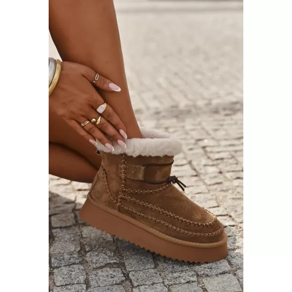  Dámské boty BIG STAR SS274373 BROWN/BEIGE 