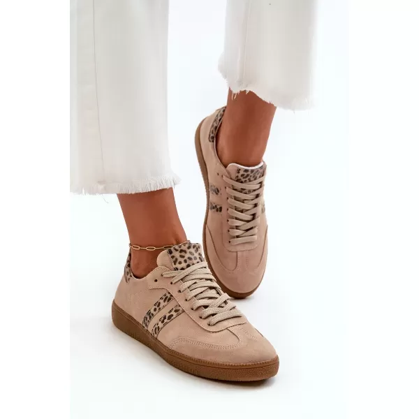  Dámské tenisky ZAZOO N1068 32634 BEIGE 