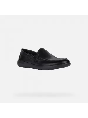Pánské mokasíny GEOX LEITAN G002548 ČERNÁ