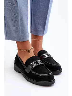 Dámské mokasíny S.BARSKI HY350A BLACK