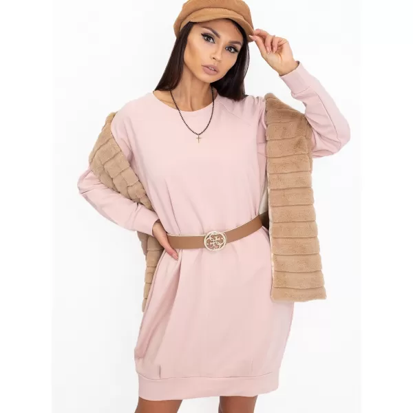  Dámské šaty BASIC FEEL GOOD RV-TU-5184.93P BRIGHT PINK 