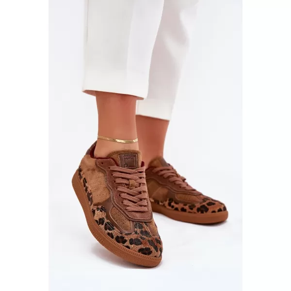  Dámské tenisky LOPEZ JUST DARE SS2D4017 BROWN/BEIGE 