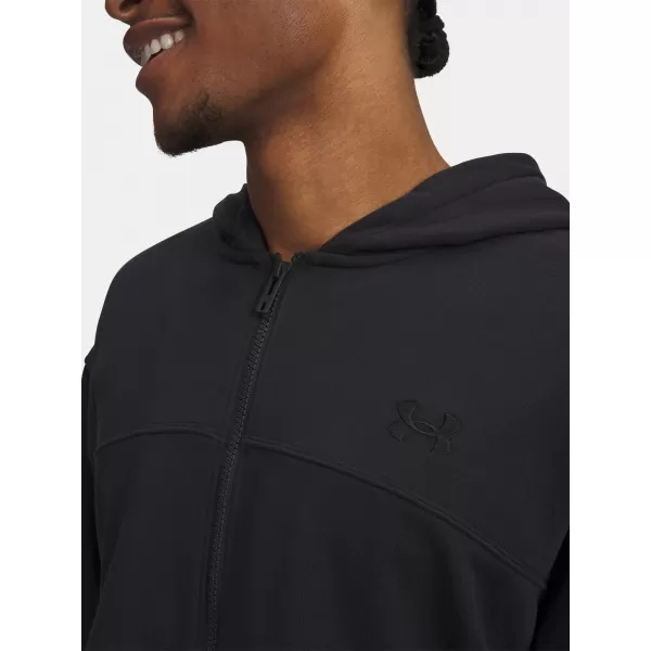  Pánská mikina UNDER ARMOUR RIVAL LW FZ 6009346-001 ČERNÁ 