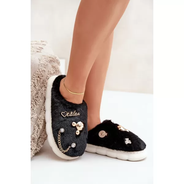  Dámské pantofle BOTO IVELFEDI 35011 BLACK 
