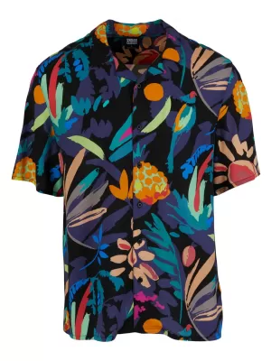 Pánská košile URBAN CLASSICS TB4150 BLACK FRUITY