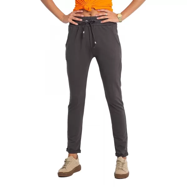  Dámské tepláky BASIC FEEL GOOD RV-DR-3698.08X DARK KHAKI 