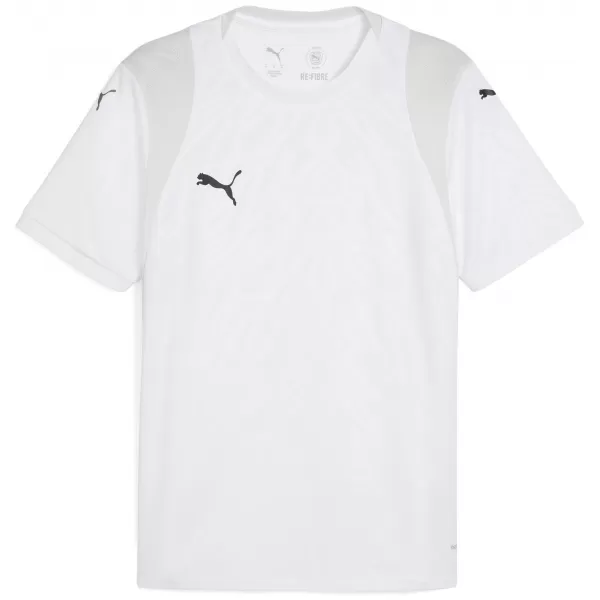  Pánské funkční triko PUMA TEAMCUP JERSEY 706272-04 PUMA WHITE/PUMA BLACK 