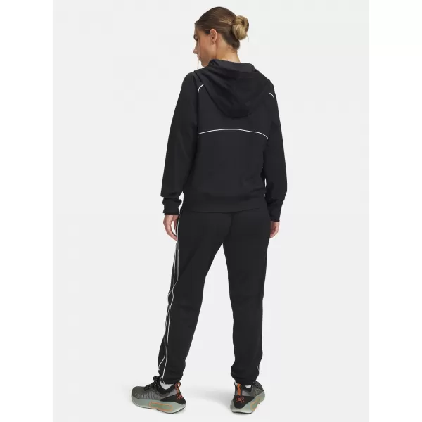  Dámská souprava UNDER ARMOUR UA RIVAL TRICOT TRACKSUIT HD 6001966-001 ČERNÁ 