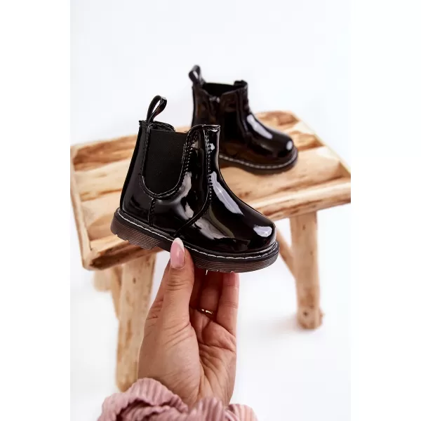  Dětské boty BOTO PORKY 21939 BLACK 