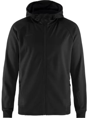 Pánská bunda s kapucí CRAFT Corp. ADV Unify Hoodie Jacket M ČERNÁ