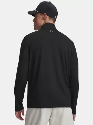 Pánské triko UNDER ARMOUR T2G 1/4 ZIP 6010129-001 ČERNÁ