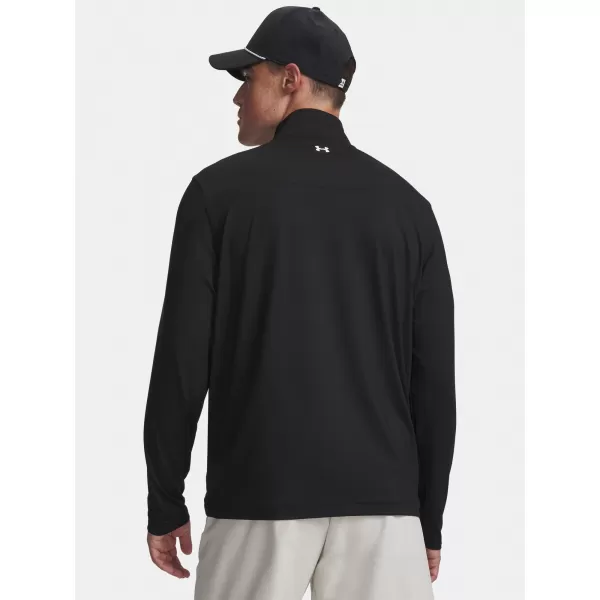  Pánské triko UNDER ARMOUR T2G 1/4 ZIP 6010129-001 ČERNÁ 