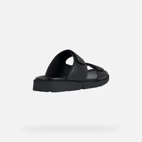  Pánské pantofle GEOX XAND 2S G002593 ČERNÁ 