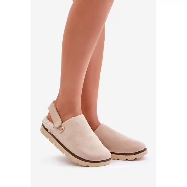  Dámské pantofle BOTO LINNEOLA 34719 BEIGE 