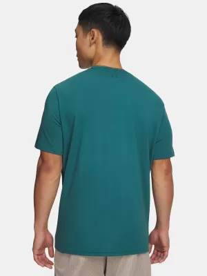 Pánské triko UNDER ARMOUR TEAM ISSUE WORDMARK SS 1329582-338 ZELENÁ