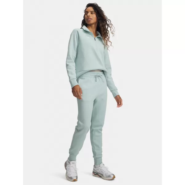  Dámské tepláky UNDER ARMOUR RIVAL FLEECE JOGGER 1379438-477 MODRÁ 