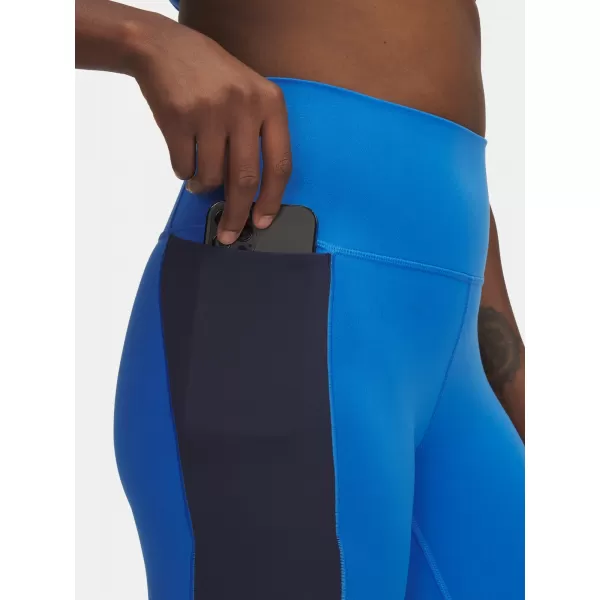  Dámské legíny MERIDIAN COLORBLOCK ANKLE LG 6004002-402 MODRÁ 