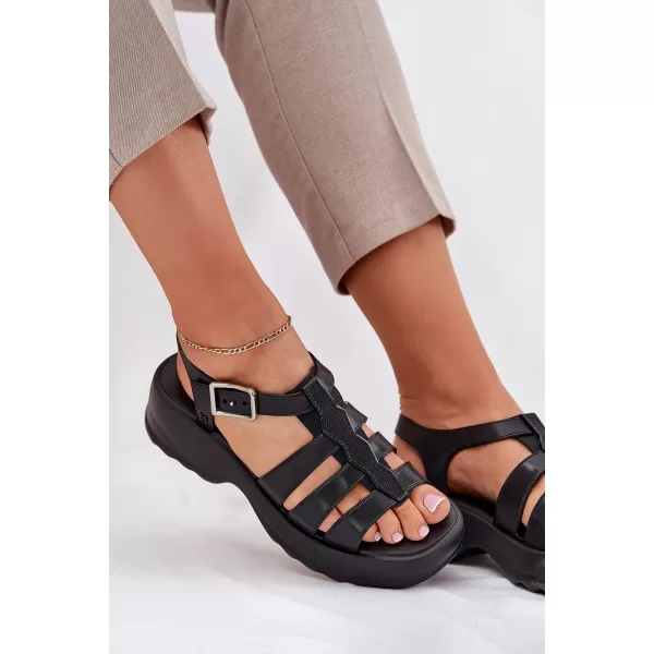  Dámské sandály ZAXY RR285117 BLACK 