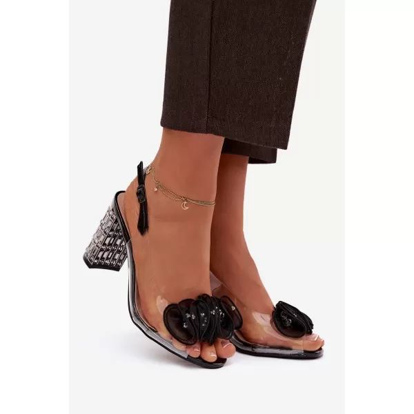  Dámské sandály D&A MR52-237 BLACK 