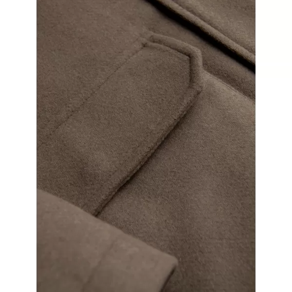  Pánský kabát OMBRE OM-COWC-0132 KHAKI 