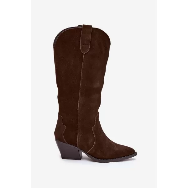  Dámské kozačky BOTO URSELLE 41113 BROWN 
