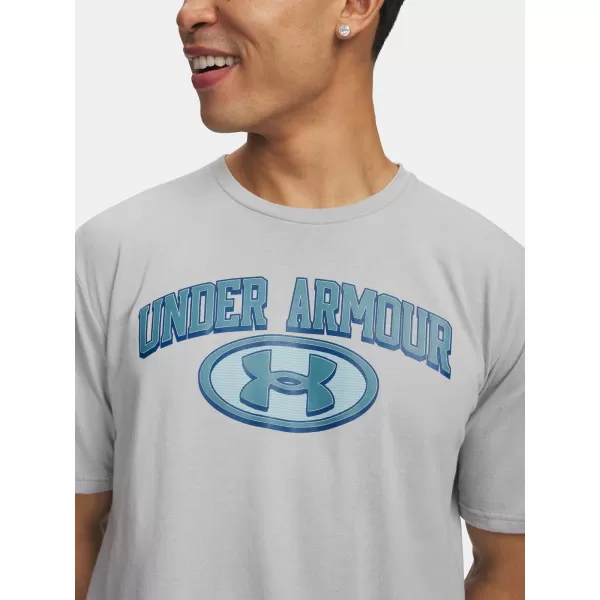  Pánské triko UNDER ARMOUR UA M WM LOCKER TAG SS 6012778-011 ŠEDÁ 
