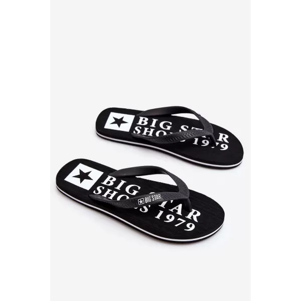  Pánské žabky BIG STAR LL174444 BLACK 
