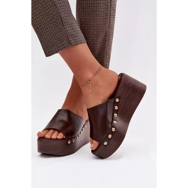  Dámské pantofle BOTO FARINELLE 41623 BROWN 